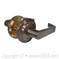 LSDA G2 Passage Lever Less Latch Dark Bronze