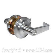 LSDA G2 Privacy Lever Less Latch Satin Chrome