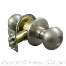 LSDA G1 Storeroom Knob Plymouth SC4 Stainless Steel