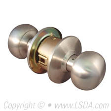 LSDA G2 Passage Knob Plymouth Less Latch Stainless Steel