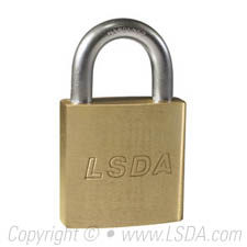 LSDA Padlock Rekeyable Non Key Retaining KW1 Keyway