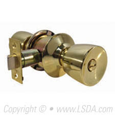 LSDA G3 Privacy Standard Knob Bright Brass