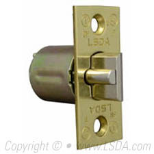 LSDA G1 Deadlatch 2-3/8" f/ LF2000 Bright Brass