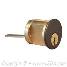 LSDA Rim Cylinder KA2 KW1 Dark Bronze