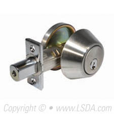 LSDA G3 20 Series Deadbolt Single Cyl. KW1 Adj Stainless Brass