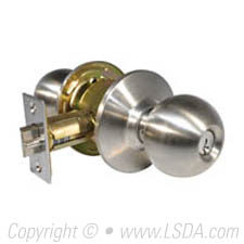 LSDA G2 Classroom Ball Knob SC1 2-3/4 UL ASA Stainless Steel