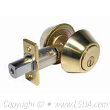 LSDA G3 20 Series Deadbolt Double Cyl. SC1 Adj UL Millennium Brass