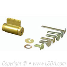 Rim Cylinder Schlage SC1 Keyway US3 (Bright Brass)