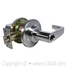 LSDA G1 Classroom Lever SFIC Satin Chrome