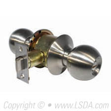 LSDA G3 Privacy Ball Knob Satin Nickel