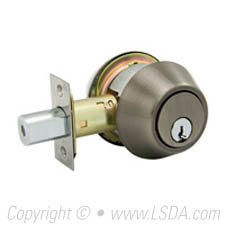 LSDA G2 220 Series Deadbolt Double Cyl. SC4 Adj UL Antique Nickel