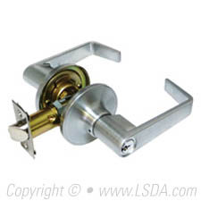 LSDA G3 Entry Lucerne Lever SC1 Satin Chrome