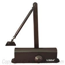 LSDA Door Closer Adjustable 1-4 w/ Back Check Tri Pack Dark Bronze