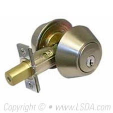 LSDA G3 20R Series Deadbolt Double Cyl. Removable Cyl, SC1 Adj UL Stainless Steel