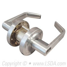 LSDA G2 Storeroom Madison Lever IC Less Latch Satin Chrome