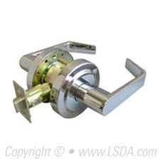 LSDA G2 Passage Madison Lever Less Latch Bright Chrome