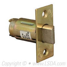 LSDA G2 Springlatch UL 3-Hour Rated 2-3/4" Bright Brass