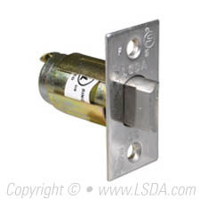 LSDA G2 Springlatch UL 3-Hour Rated 2-3/4" Bright Chrome