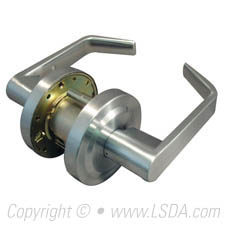 LSDA G2 Passage Madison Lever Less Latch Satin Chrome