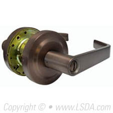 LSDA G2 Privacy Madison Lever Less Latch Dark Bronze