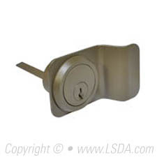 LSDA Exit Trim Finger Pull Nightlatch Dark Bronze