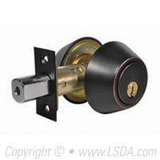 LSDA G3 20 Series Deadbolt Double Cyl. WR5 Aged Bronze