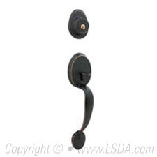 LSDA Entry Handleset SC1 Early American Aged Bronze