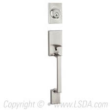 LSDA Entry Handleset WR5 Park Avenue Satin Nickel