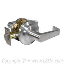 LSDA G2 Passage Lever 2-3/8" Satin Chrome