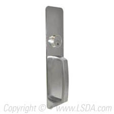 LSDA PD920 Nightlatch Plate RHR Satin Chrome