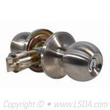 LSDA G3 Entry Ball Knob Tubular WR5 Stainless Steel