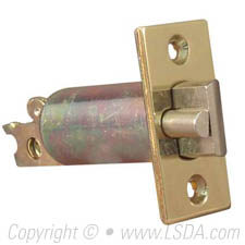 LSDA G3 Deadlatch D600 2-3/4" Square Bright Brass