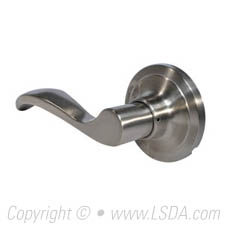 LSDA Handleset Trim LY Lever RH f/ 40 Series Handlesets Satin Nickel