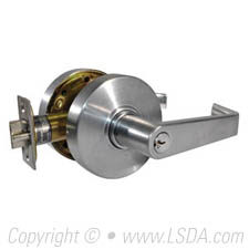 LSDA G1 Classroom Lexington Lever Clutch SC4 Satin Chrome