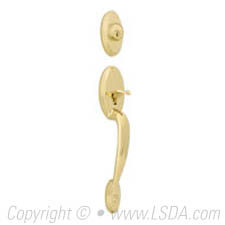 LSDA Entry Handleset WR5 Plantation Millennium Brass