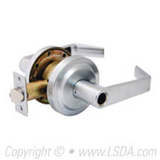 LSDA G2 Entry Vancouver Lever Clutch Less Cylinder UL Satin Chrome