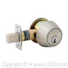 LSDA G2 260 Series Deadbolt Single Cyl. SC4 2-3/4 Adj UL Stainless Steel