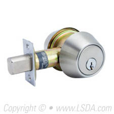 LSDA G2 260 Series Deadbolt Double Cyl. SC4 2-3/4 Adj UL Stainless Steel