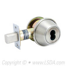 LSDA G2 260 Series Deadbolt Single Cyl. SFIC 2-3/4 Adj UL Stainless Steel