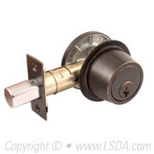 LSDA G3 Single Cylinder Deadbolt SC4 Adjustable Bolt Dark Bronze