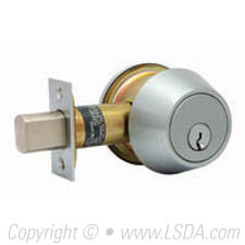 LSDA G2 260 Series Deadbolt Single Cyl. SC4 2-3/4 Adj UL Satin Chrome